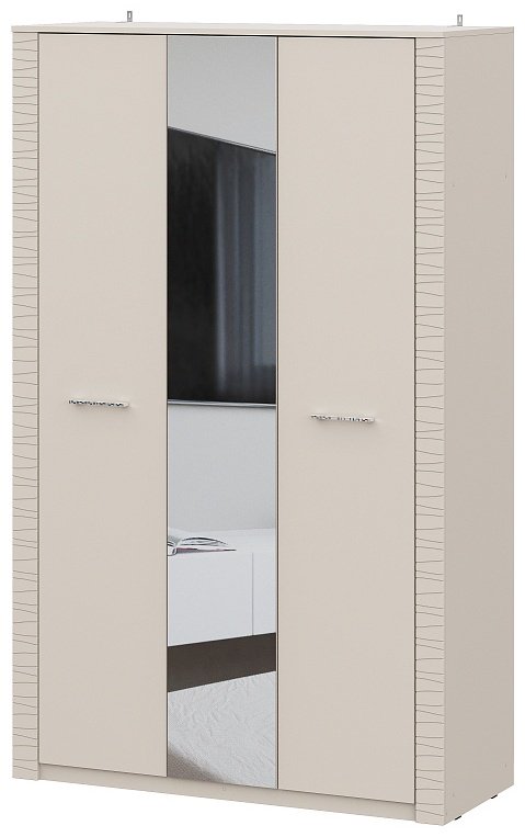 Распашной шкаф СВ Мебель Калипсо, 130.1x210х52 см, бежевый купить,NaN