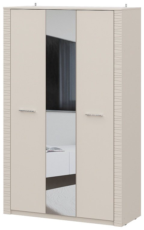 Распашной шкаф СВ Мебель Калипсо, 130.1x210х52 см, бежевый купить,NaN