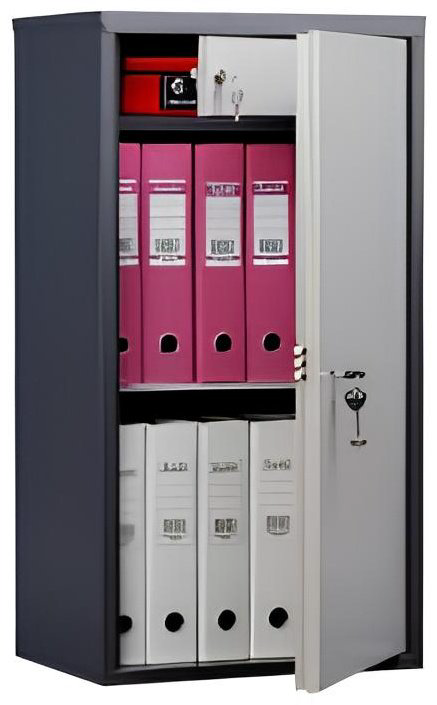 Шкаф металлический ZETA архивный 46х34х87 см купить,NaN