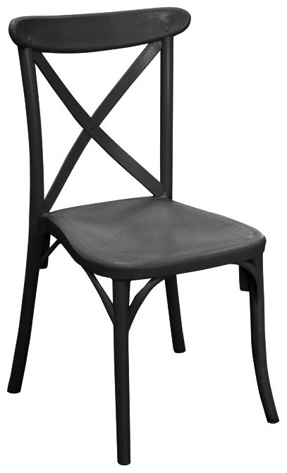 Стул ZETA Кантри, 87x43x45 см, черный купить,NaN