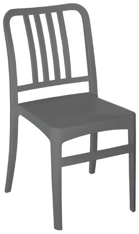 Стул ZETA Джеф, 85x42x37.5 см, серый купить,NaN