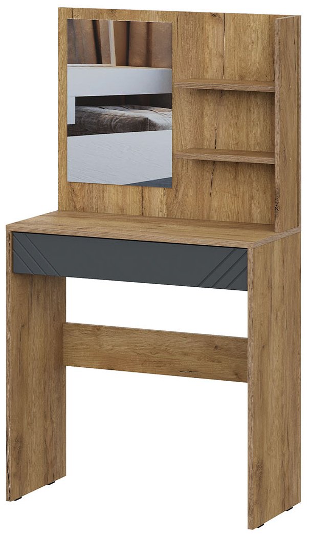 Туалетный столик ZETA Байкал 33x73.4x132 см, ЛДСП купить,NaN