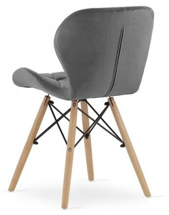 Стул ZETA P-237, 71x40x45 см, серый 1 шт. купить,NaN