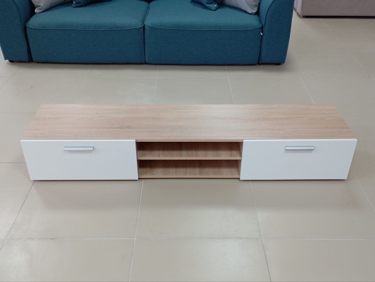ТВ-тумба напольная Divan Boss LUX, 175x27x40 см, бежевый купить,NaN