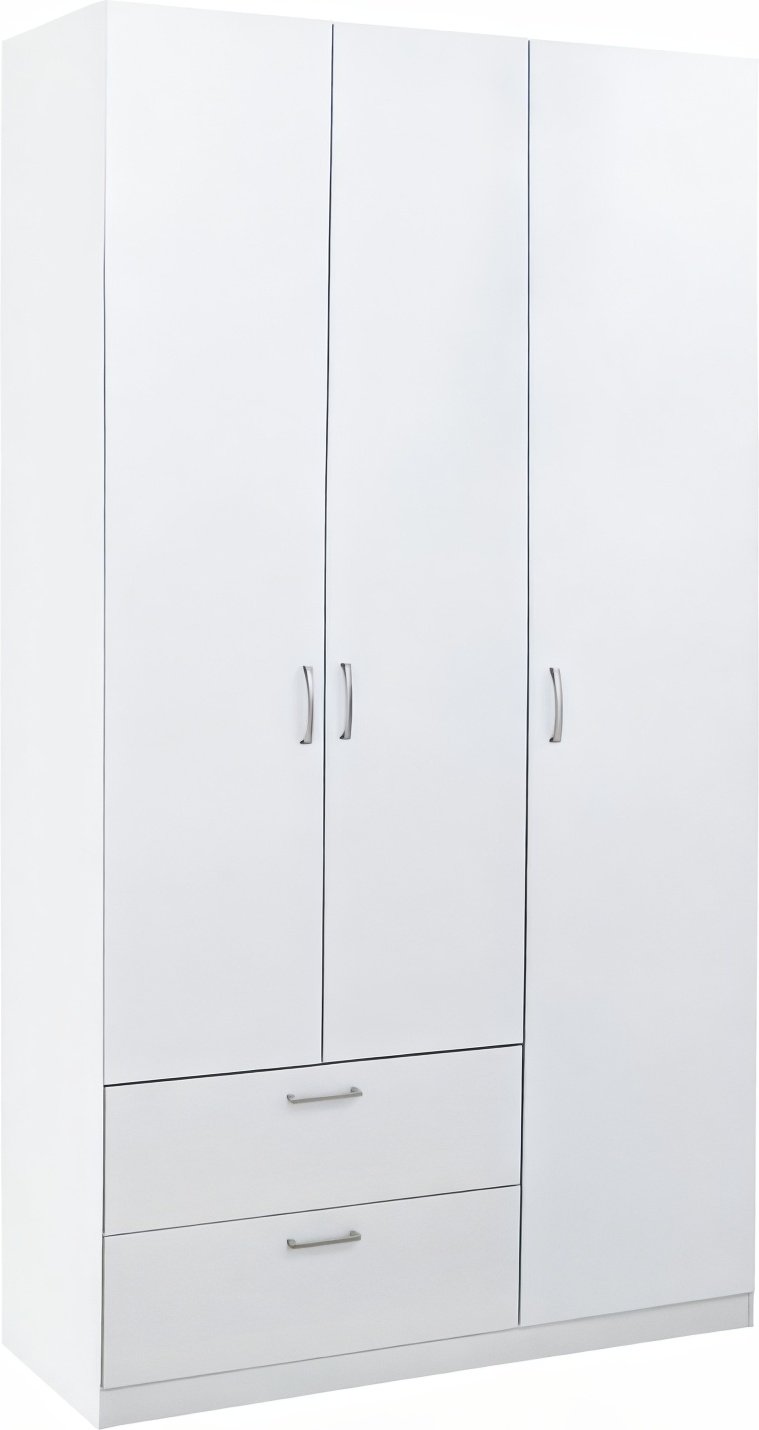 Распашной шкаф БОРОВИЧИ 68968, 125.5x238х54 см, белый купить,NaN