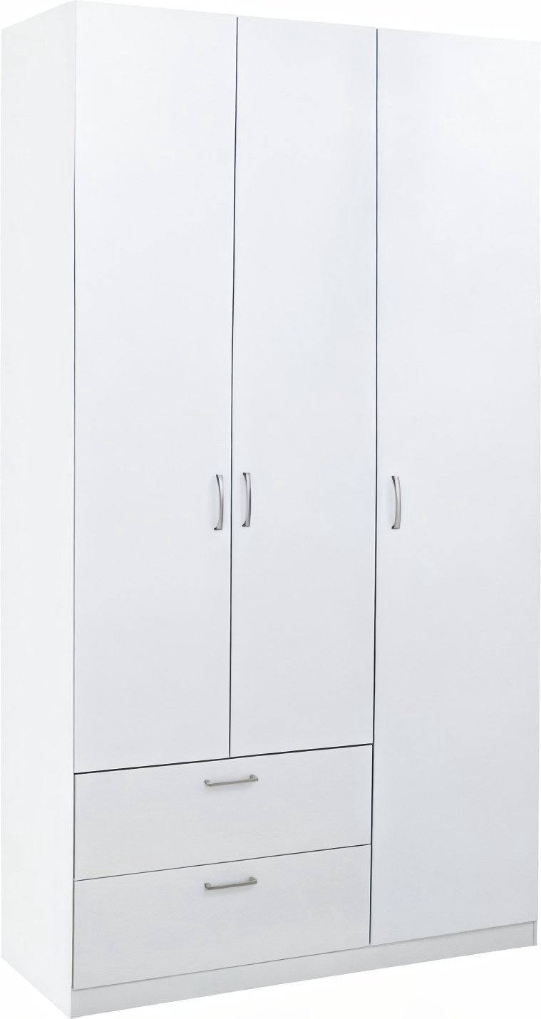 Распашной шкаф БОРОВИЧИ 68968, 125.5x238х54 см, белый купить,NaN