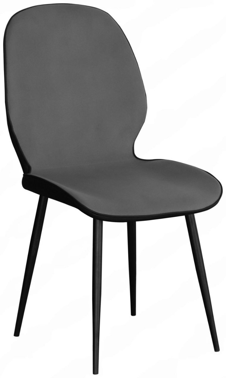 Стул ZETA CP-133-3, 86x46x53 см, серый, черный 1 шт. купить,NaN