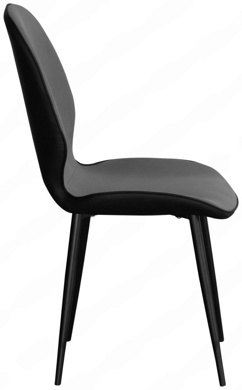 Стул ZETA CP-133-3, 86x46x53 см, серый, черный 1 шт. купить,NaN