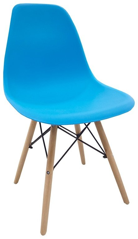 Стул ZETA C06, 80x46x40 см, синий купить,NaN