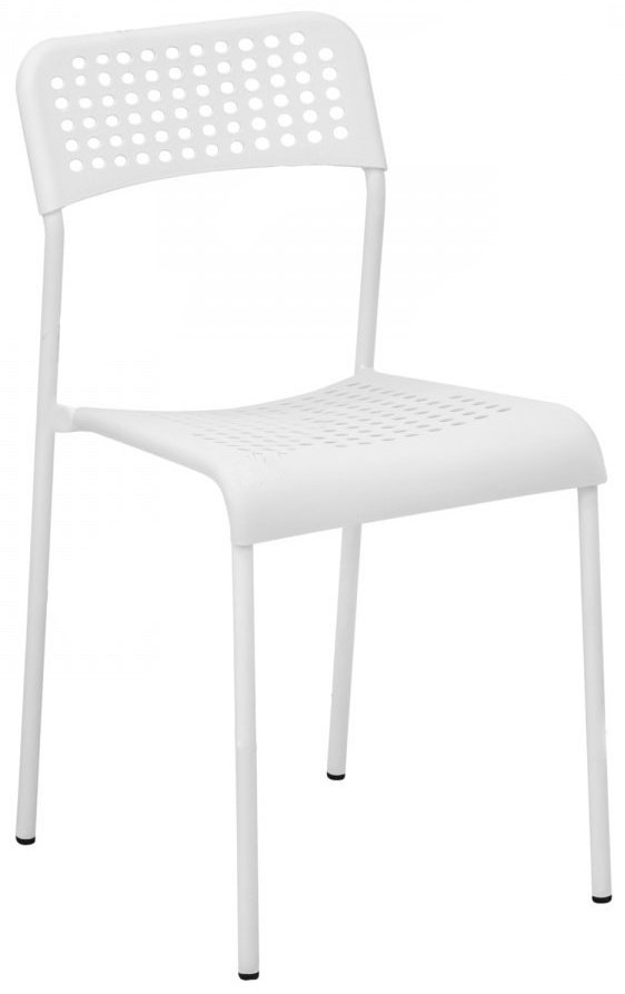 Стул ZETA Маверик, 80x37x46 см, белый купить,NaN