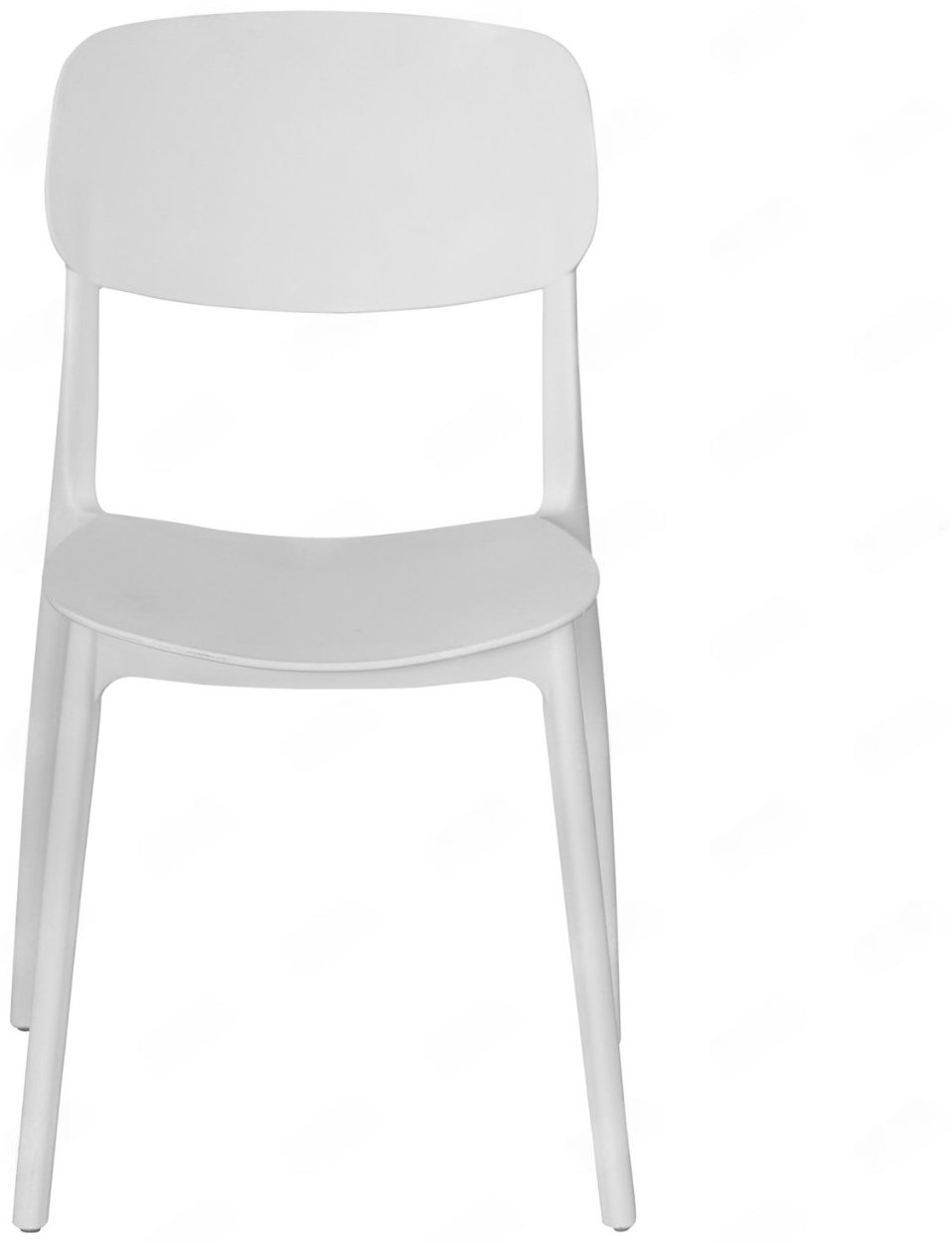 Стул S-0125, 79.5x47x40 см, белый
