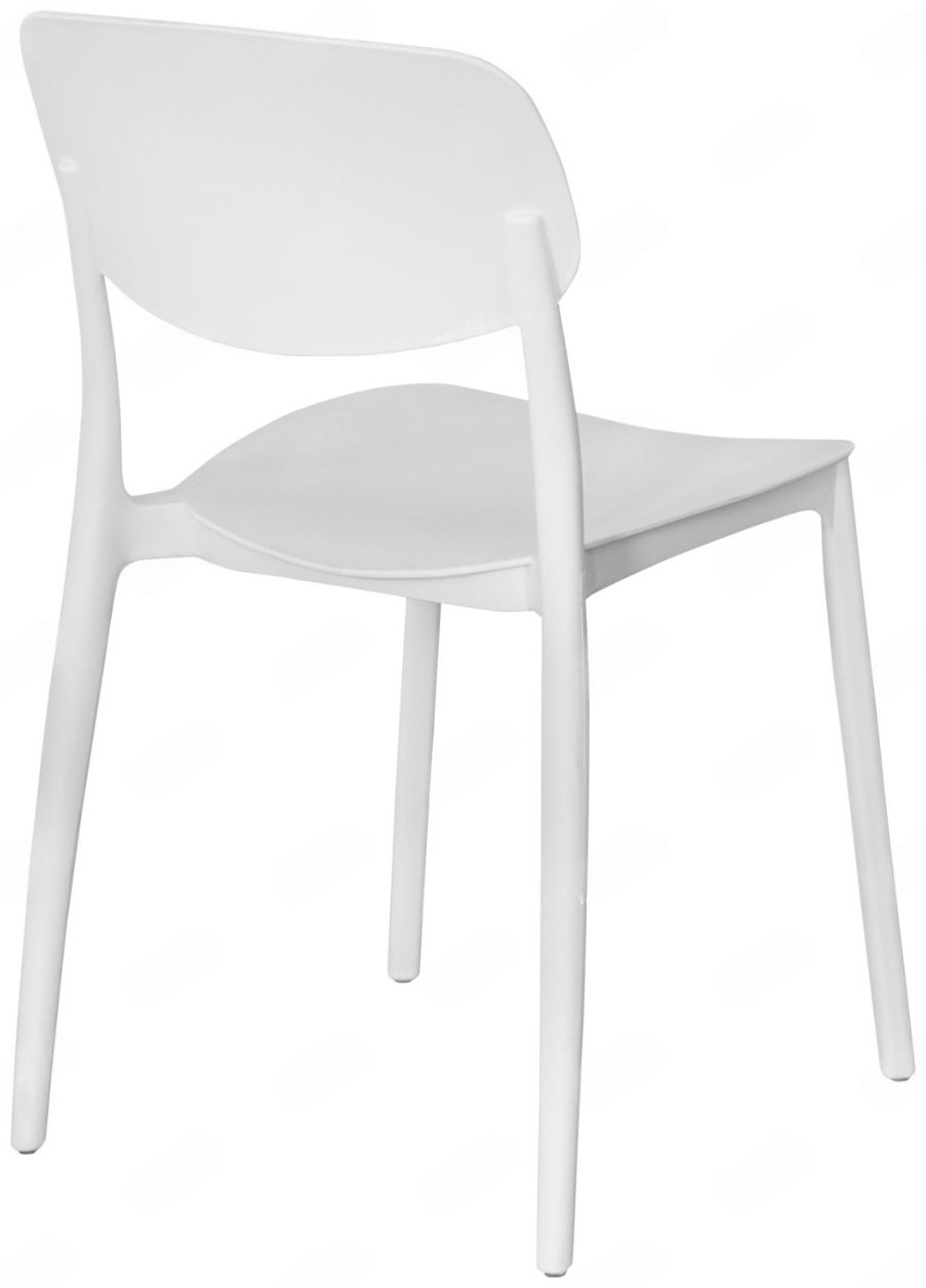 Стул S-0125, 79.5x47x40 см, белый купить,NaN