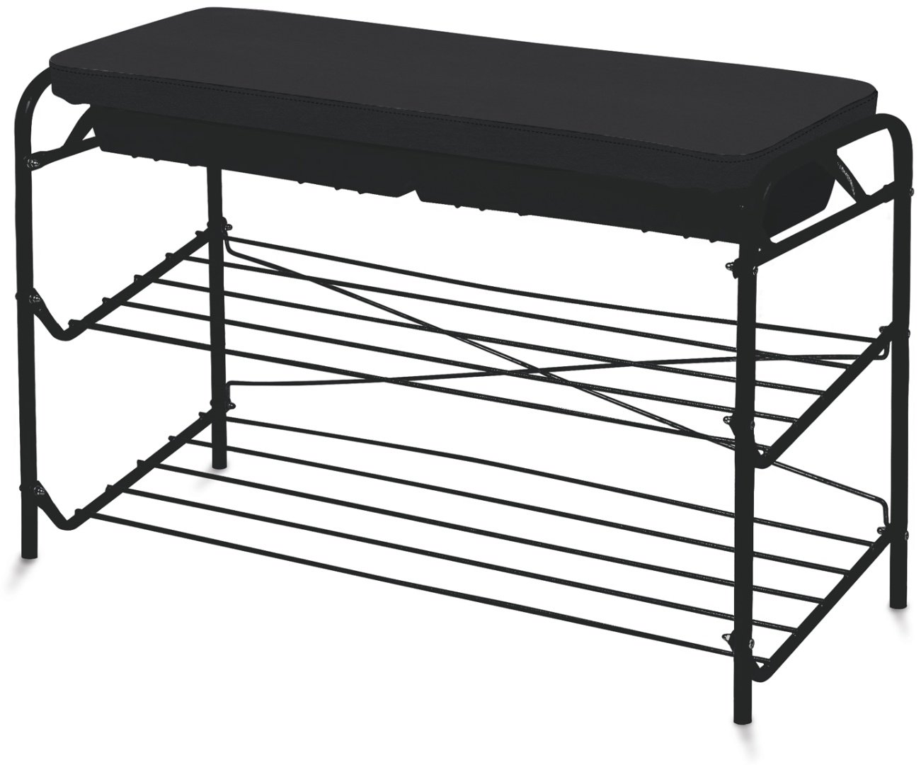 Обувница Nika 79x33x51см черный купить,NaN