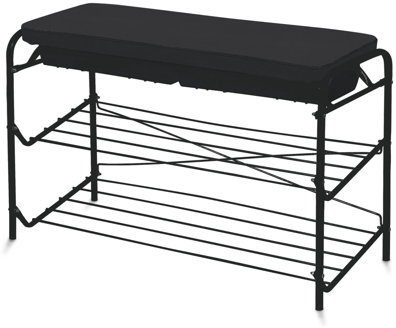 Обувница Nika 79x33x51см черный купить,NaN