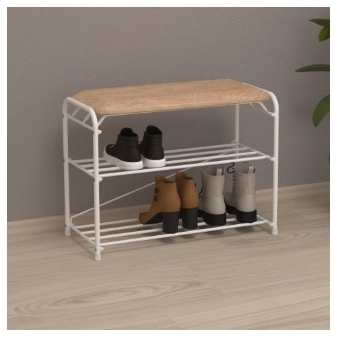 Обувница ЗМИ 65x30x48 см, металл купить,NaN