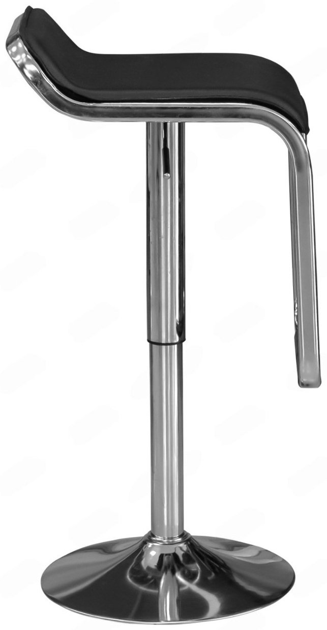 Барный стул ZETA CP0020-1, 86x43x34 см, черный, серебряный 1 шт. купить,NaN