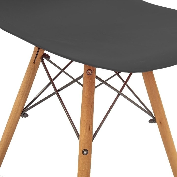 Стул ZETA C06, 80x46x40 см, черный купить,NaN