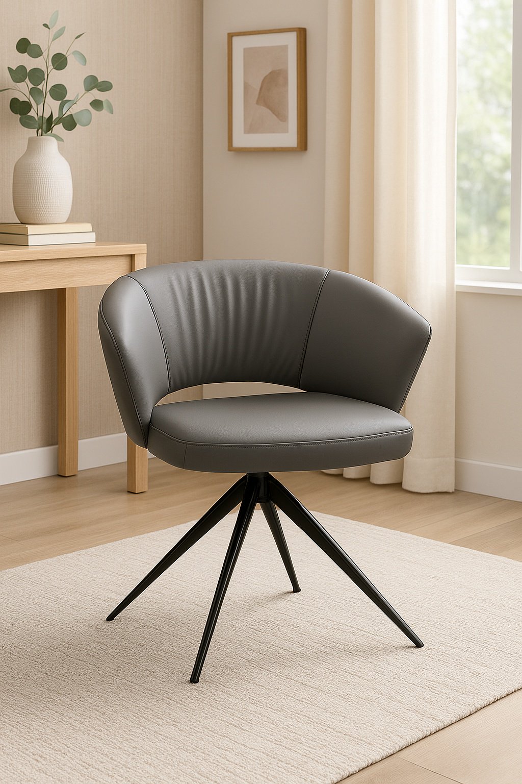 Стул ZETA DC569, 86x62x64 см, серый 1 шт.