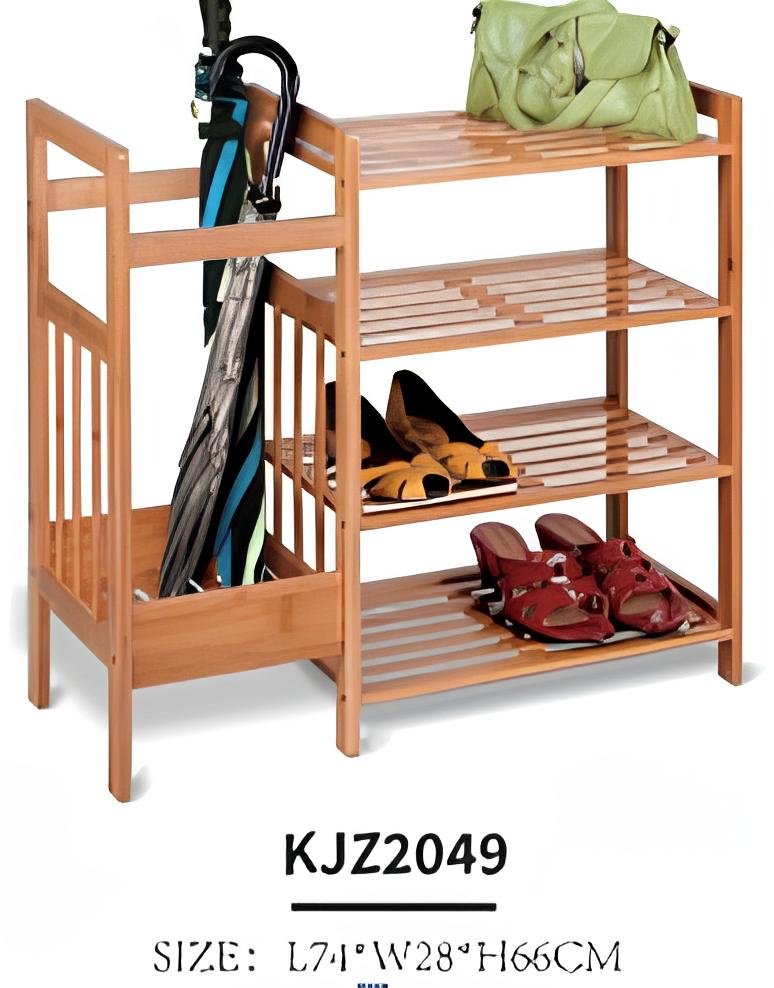 Обувница 66x28x73.5 см, бамбук купить,NaN