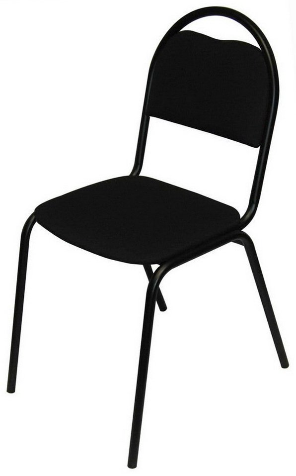 Стул ZETA СМ7, 82x35x46 см, черный купить,NaN