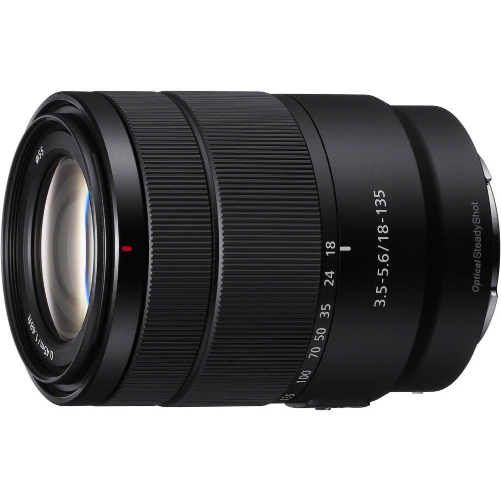 Объектив Sony E 18-135mm f/3.5-5.6 OSS SEL18135.SYX черный купить,NaN