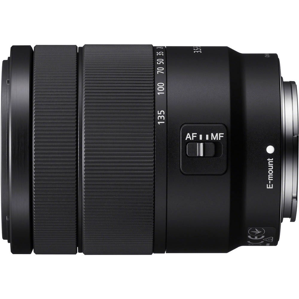 Объектив Sony E 18-135mm f/3.5-5.6 OSS SEL18135.SYX черный купить,0