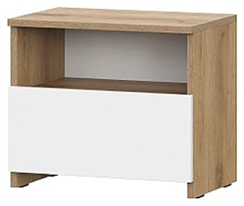 Тумба 00115557, 45.1x38.8x29.6 см, белый, коричневый купить,NaN