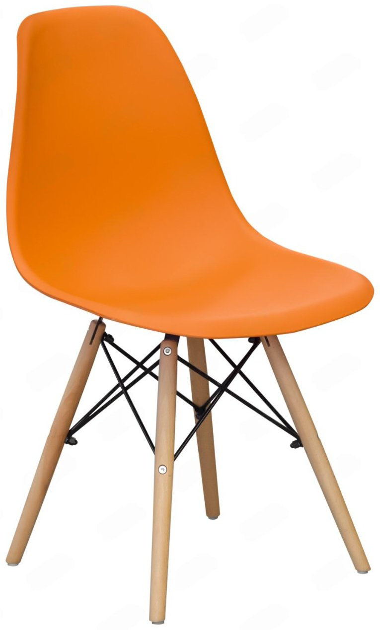 Стул ZETA C06, 81.5x40x46 см, оранжевый 1 шт. купить,NaN