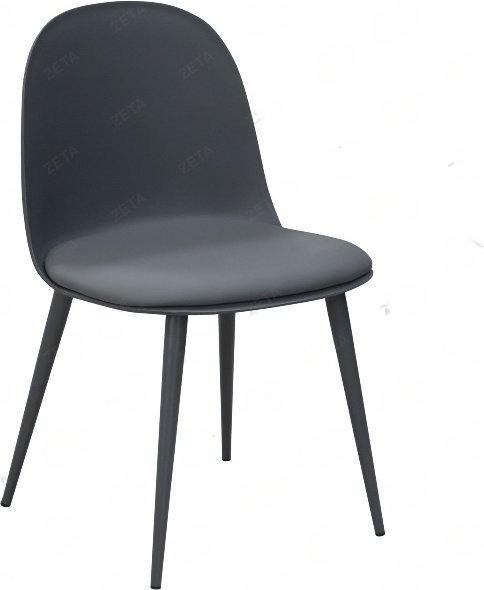 Стул ZETA PC-064T_90696, 87x39.5x44.5 см, черный 1 шт.