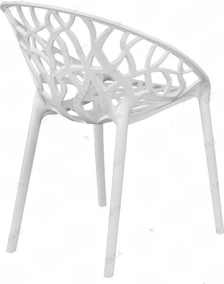 Стул ZETA D859, 78.5x52x85 см, белый 1 шт. купить,NaN