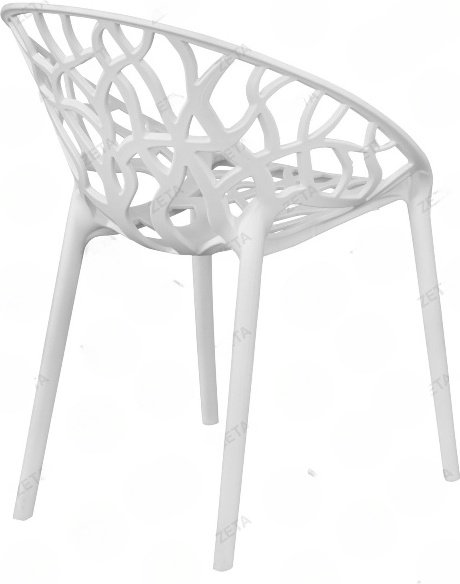 Стул ZETA D859, 78.5x52x85 см, белый 1 шт. купить,NaN