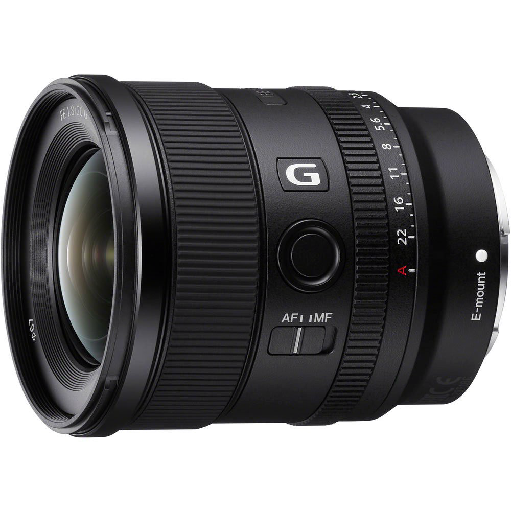 Объектив Sony FE 20mm f/1.8 G SEL20F18G.SYX черный купить,NaN