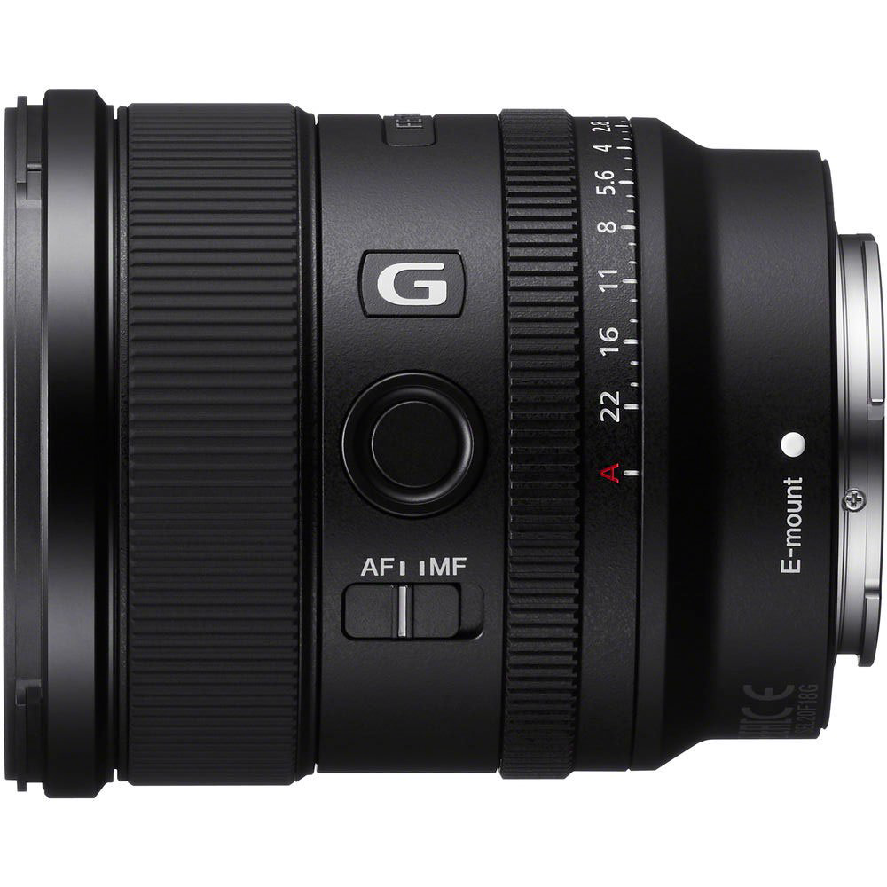 Объектив Sony FE 20mm f/1.8 G SEL20F18G.SYX черный купить,NaN