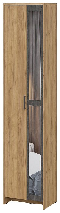Распашной шкаф SV МСП 1, 70.1x209.4х50 см, коричневый купить,NaN