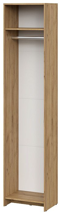 Распашной шкаф SV МСП 1, 70.1x209.4х50 см, коричневый купить,NaN
