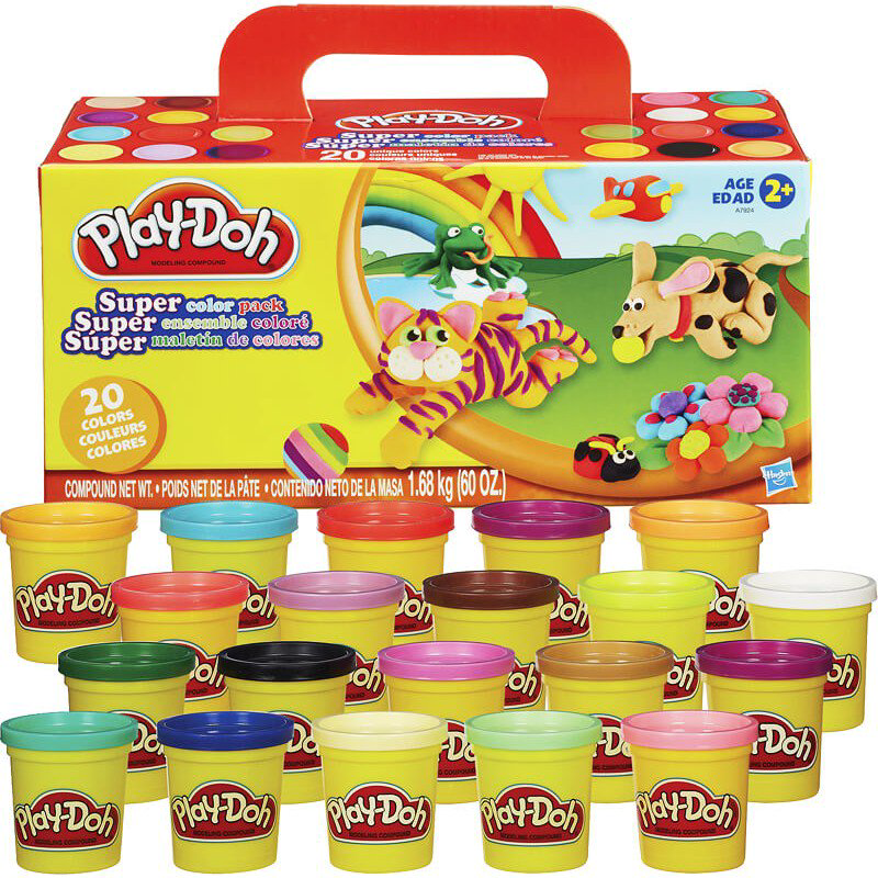 Игровой набор Play Doh Пластилин из 20 банок  купить,NaN