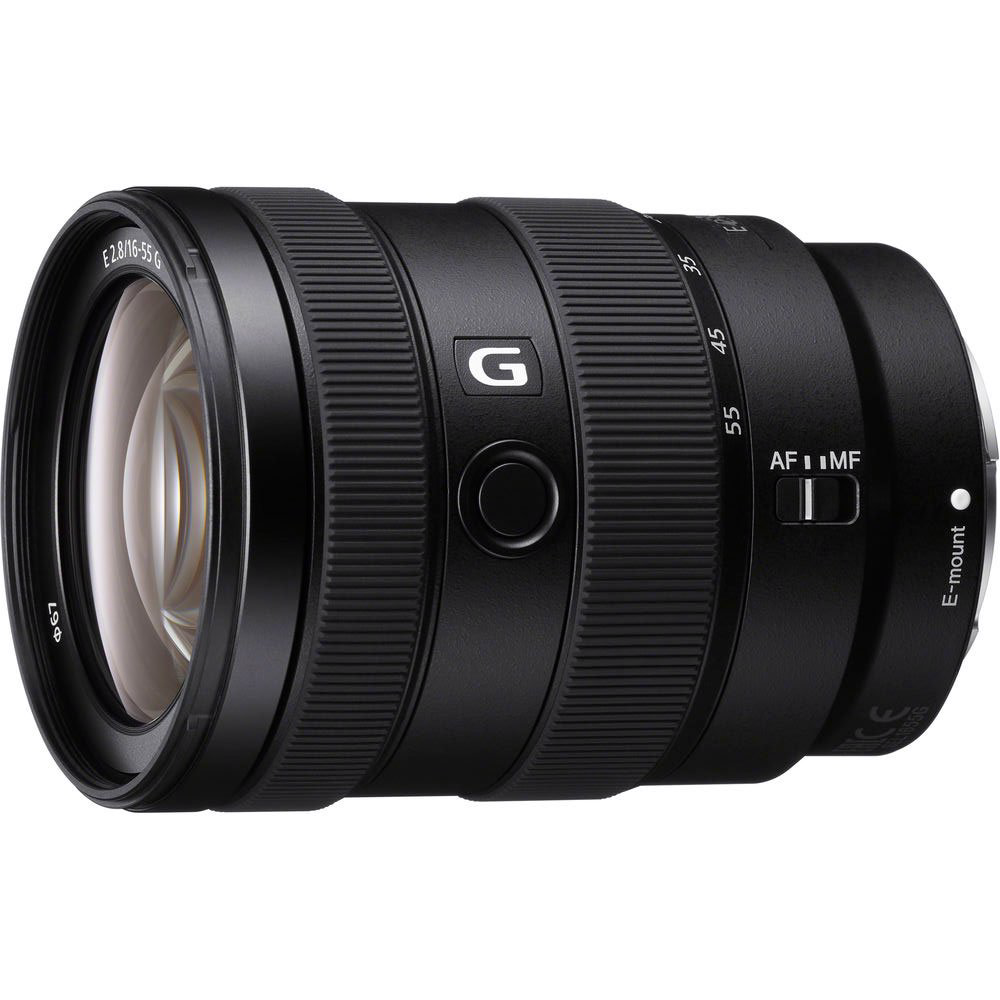 Объектив Sony E 16–55mm f/2.8 G SEL1655G.SYX черный купить,NaN