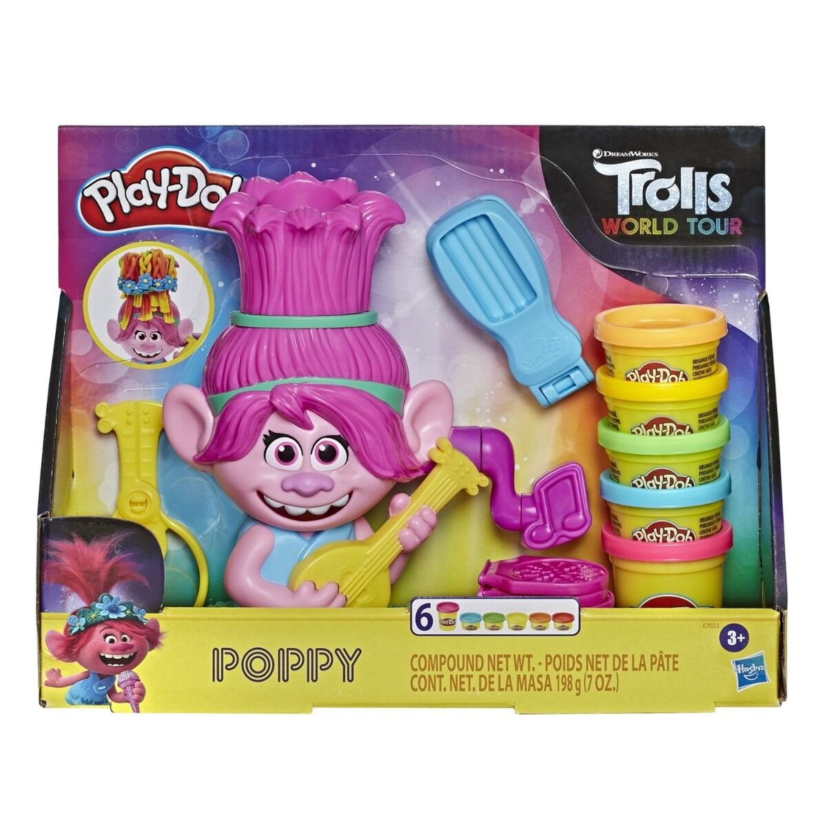 Пластилин Play Doh Тролли - Розочка купить,NaN