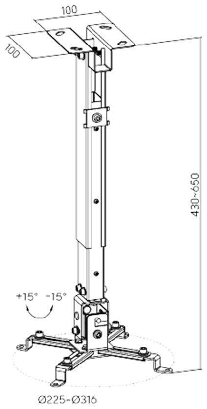 Крепление Brateck PRB-2 купить,NaN