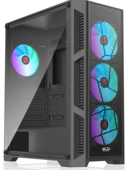 Корпус RAIJINTEK Arcadia III MS4, 4xRGB Fan черный купить,NaN