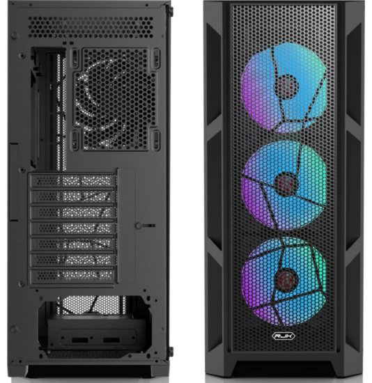 Корпус RAIJINTEK Arcadia III MS4, 4xRGB Fan черный купить,NaN