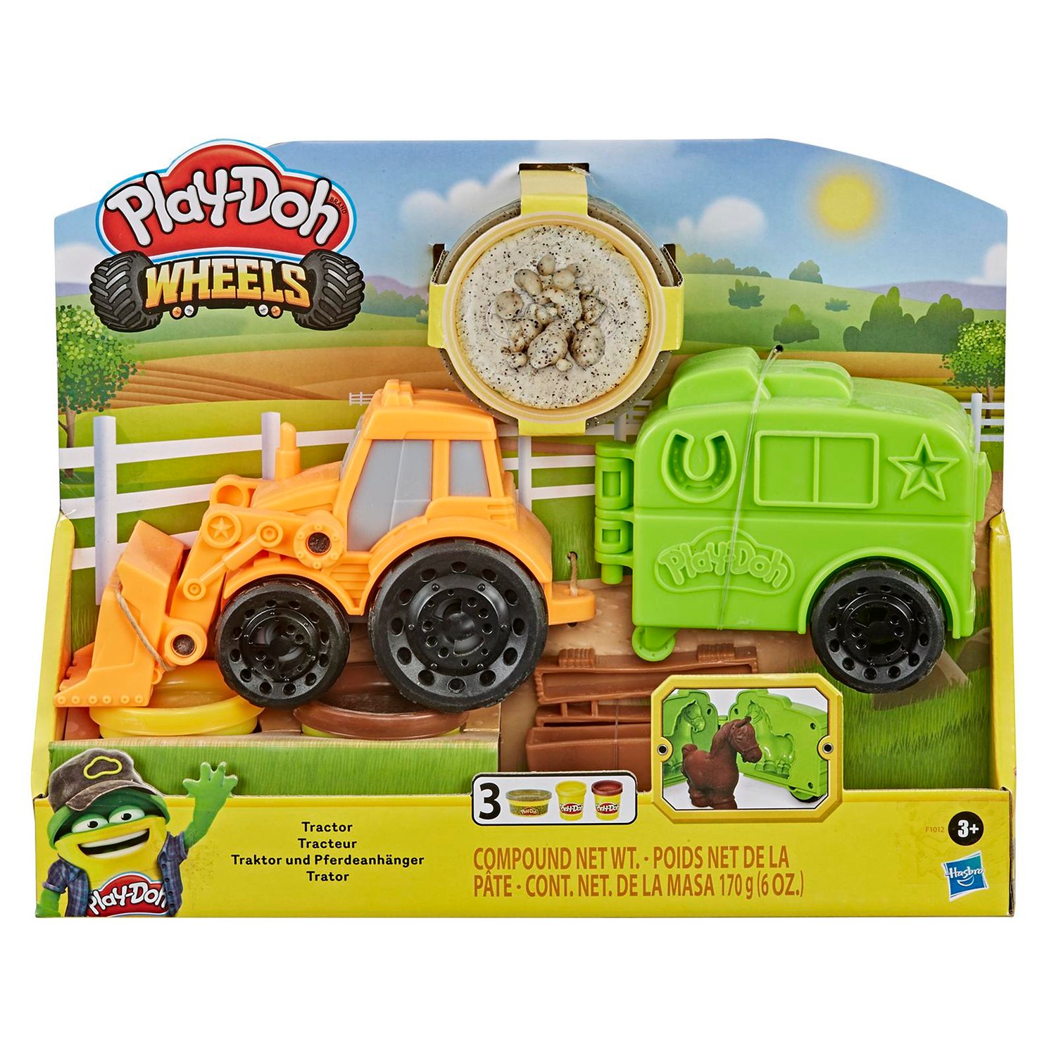 Игровой набор Play Doh Пластилин Фермерский трактор купить,NaN
