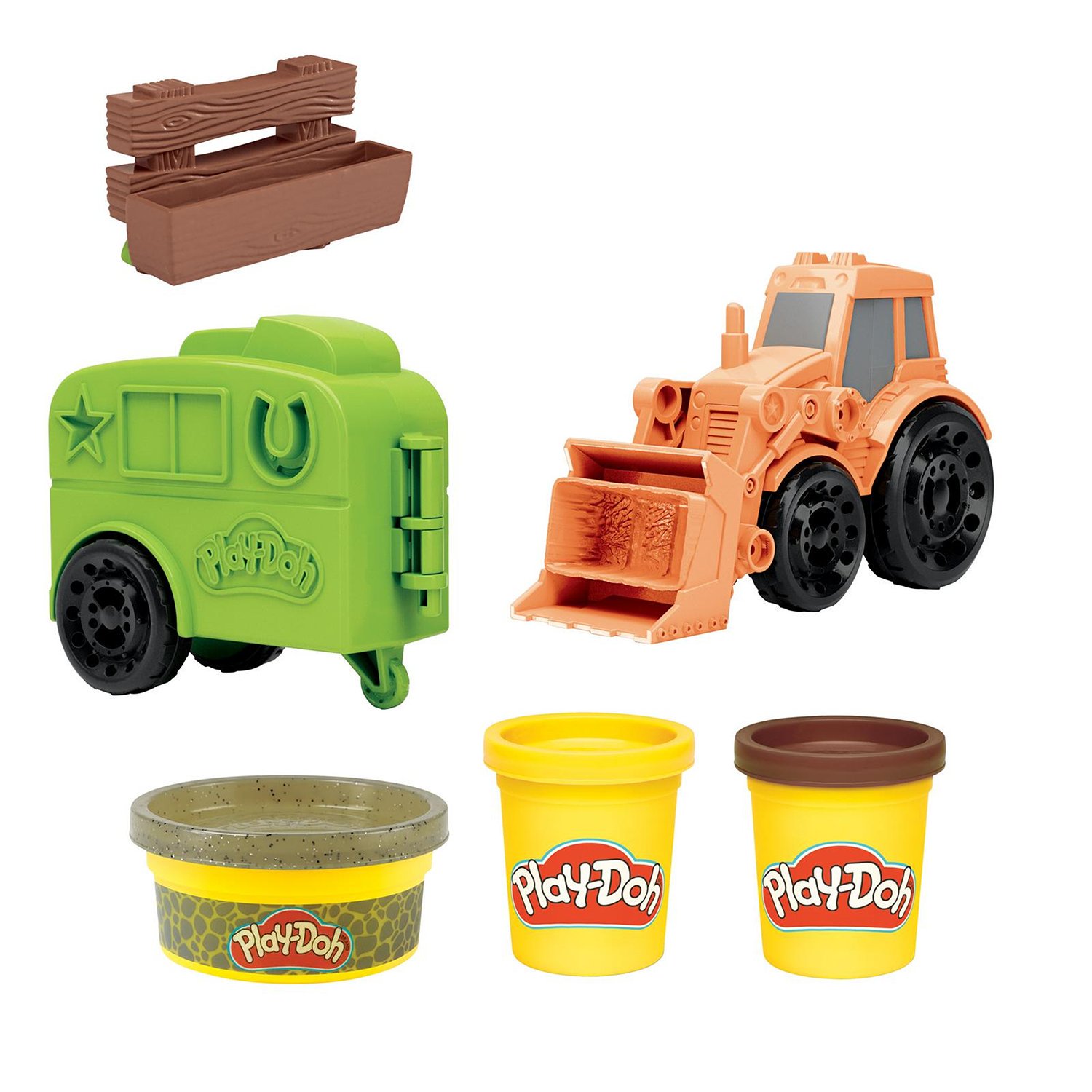 Игровой набор Play Doh Пластилин Фермерский трактор купить,NaN