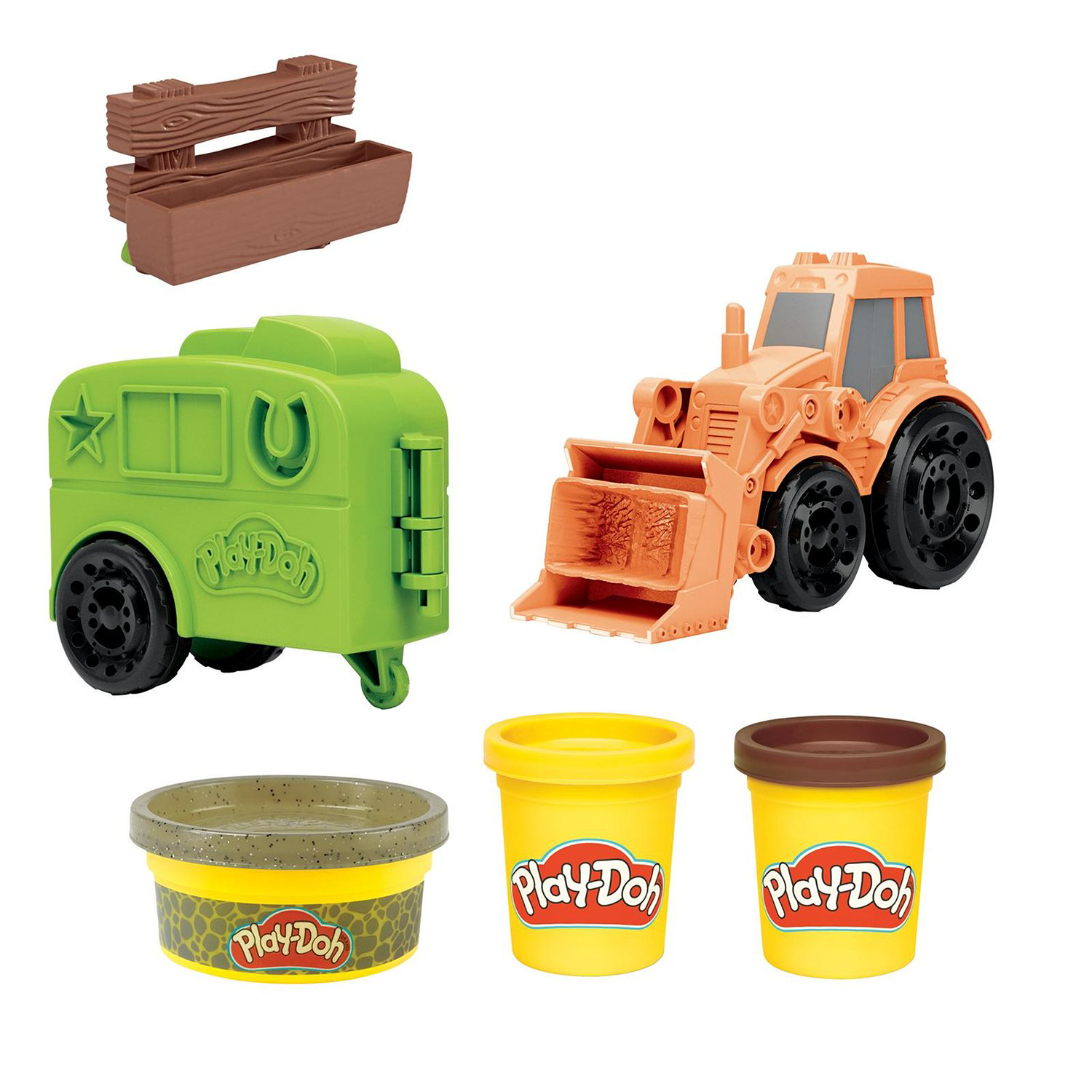 Игровой набор Play Doh Пластилин Фермерский трактор купить,NaN
