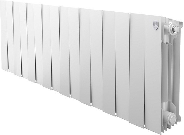 Радиатор биметаллический Royal Thermo PianoForte 100/300 Bianco Traffico 16 секций