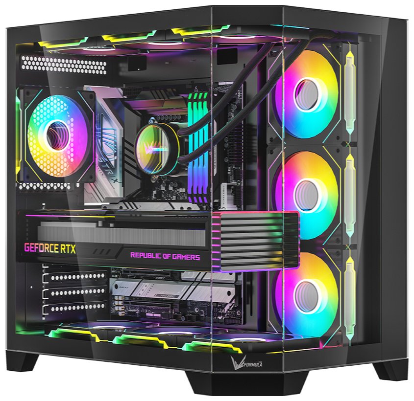 Корпус Formula V Crystal Z6 Floe Black черный купить,NaN