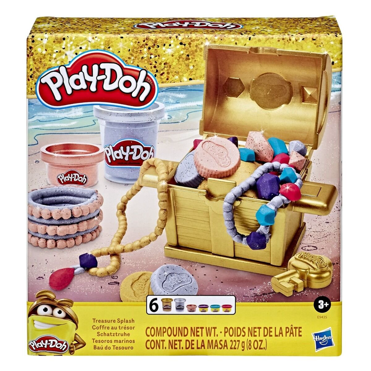 Игровой набор Play Doh Пластилин Сундук сокровищ купить,NaN