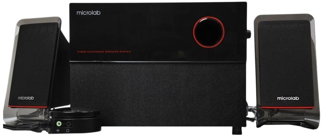 Компьютерные колонки Microlab M-200 черный