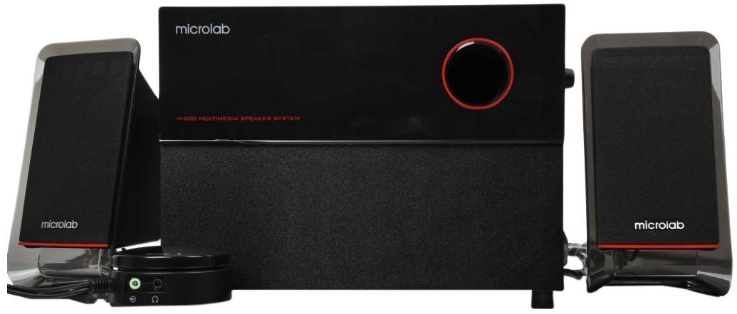 Компьютерные колонки Microlab M-200 черный