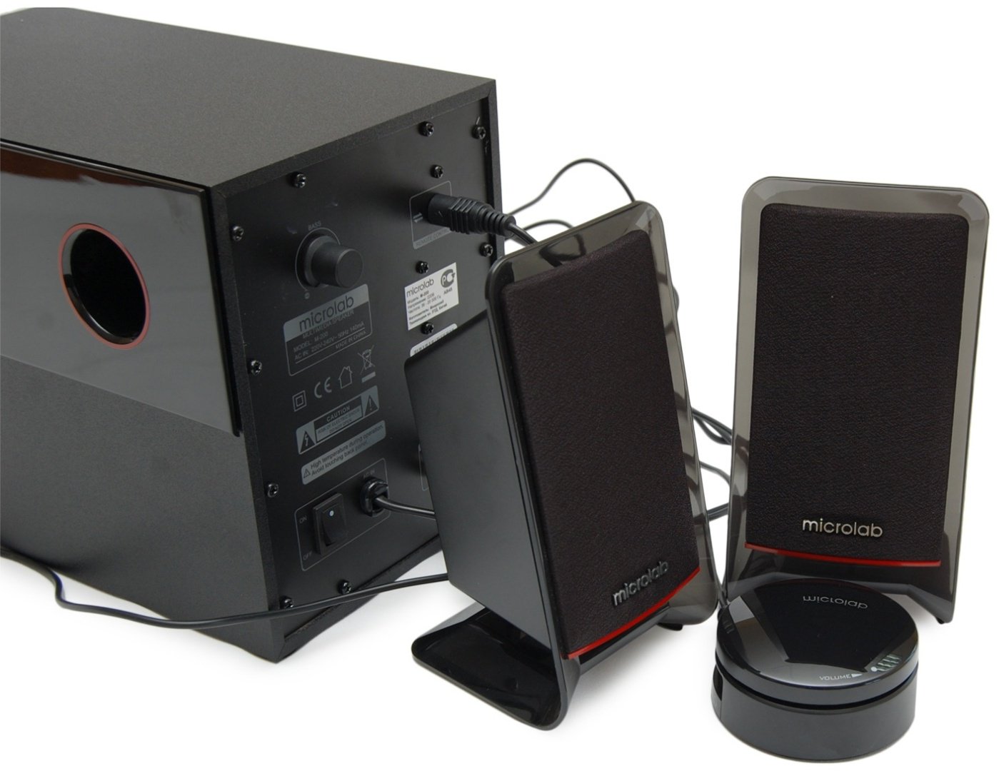 Компьютерные колонки Microlab M-200 черный